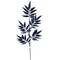 31.5" Glitter Leaf Spray | Elegant Floral Pick | Choose from Emerald Green, Midnight Blue, or Red